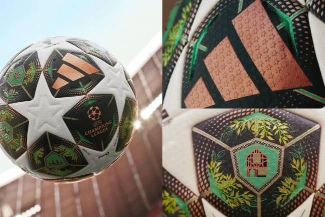 Adidas presentó el nuevo diseño de la pelota de la UEFA Champions League