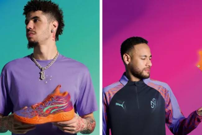 PUMA brings together Neymar Jr. and LaMelo Ball for the launch of the “Creativity” pack