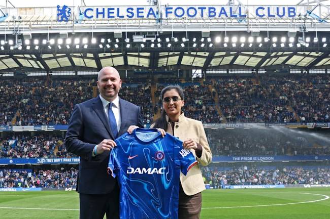 Chelsea introduced its new main sponsor