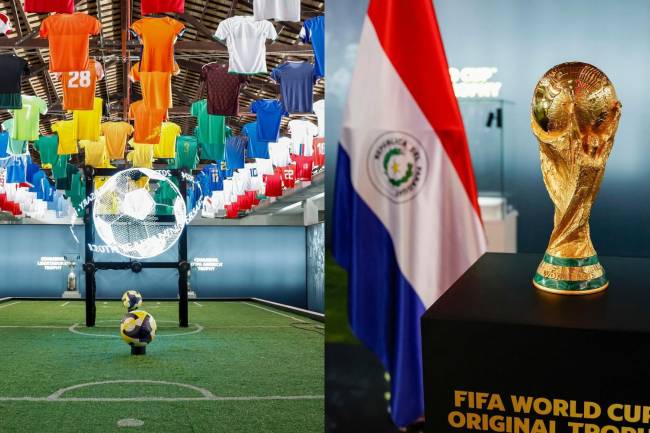 CONMEBOL inauguró una exposición por el 120° aniversario de la FIFA