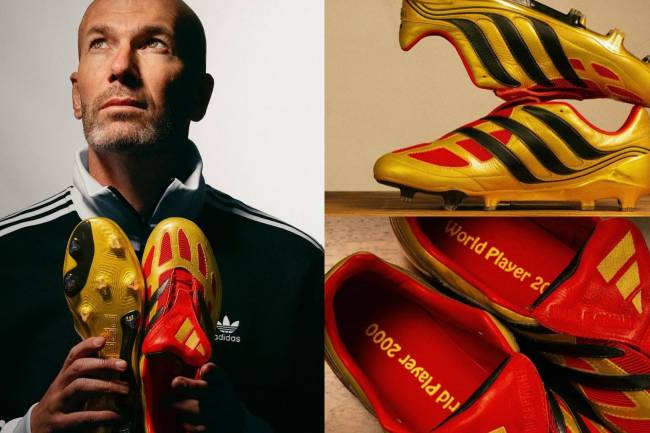 Adidas relanzó una edición especial de los Predator Precision Elite en homenaje a Zidane