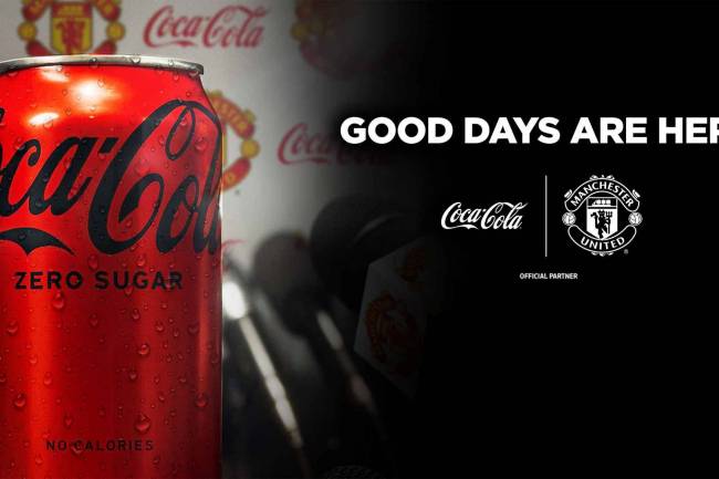Manchester United announced a partnership with Coca-Cola
