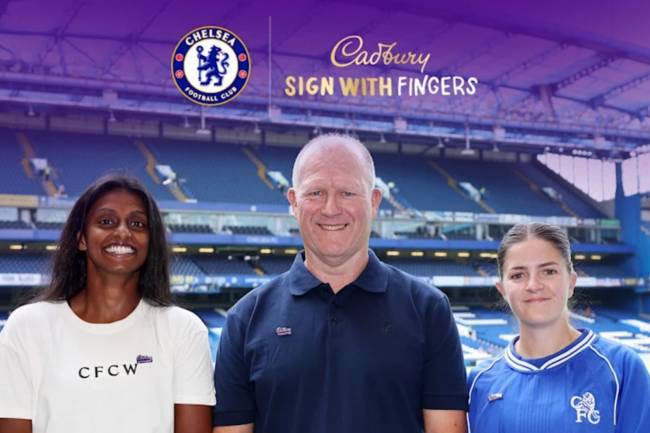 Chelsea and Cadbury launch a campaign for sign language inclusion