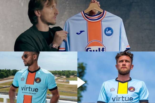 Swansea City's new kit forced another club to change theirs