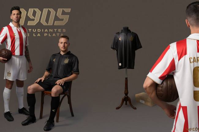 Estudiantes de La Plata y Ruge presentaron una nueva camiseta especial