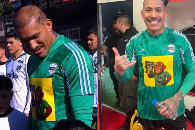 ¿Qué marca estuvo detrás de la camiseta de arquero de Deportivo Riestra?