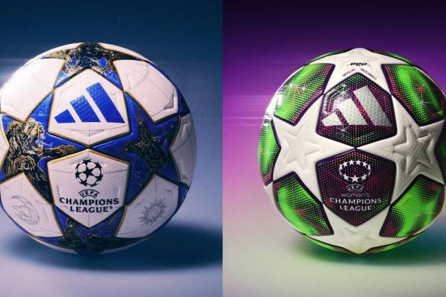 Adidas presentó las nuevas pelotas de la UEFA Champions League y Champions League femenina
