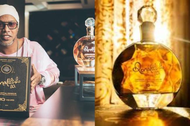 Ronaldinho launched his own alcoholic beverage
