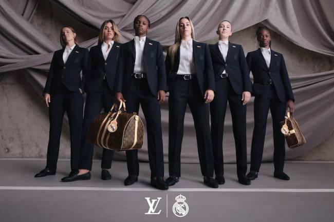 Louis Vuitton vistió por primera vez a las jugadoras de Real Madrid femenino