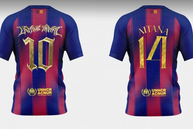 FC Barcelona lanzó dos camisetas edición especial en homenaje a Lamine Yamal y Aitana Bonmatí
