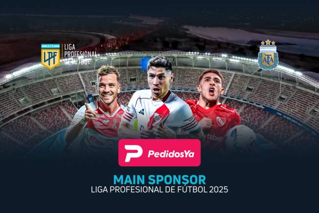 La Liga Profesional de Fútbol sumó a PedidosYa como nuevo Main Sponsor