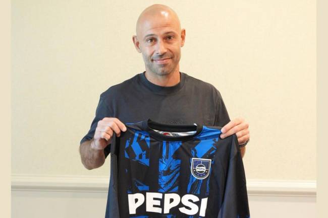 Javier Mascherano surprised PepsiCo guests in Miami