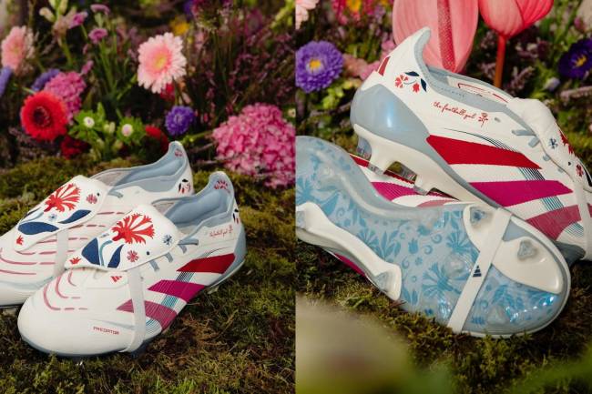 ¿Por qué Adidas lanzó unos botines con diseño de flores?