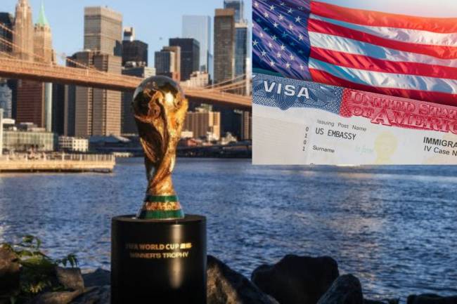 Los fanáticos con entradas para la Copa del Mundo tendrán prioridad para la Visa de Estados Unidos
