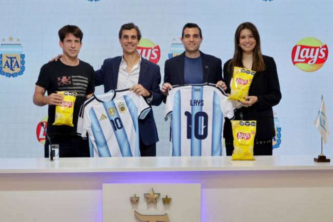 AFA presentó a Lay’s como nuevo sponsor de las selecciones argentinas