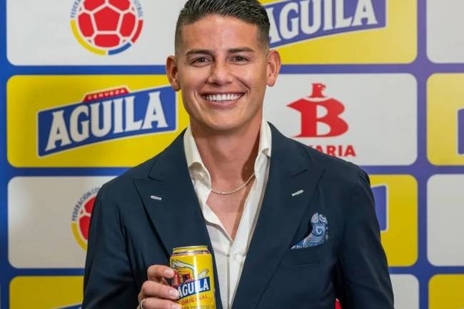 James Rodríguez became Águila beer ambassador