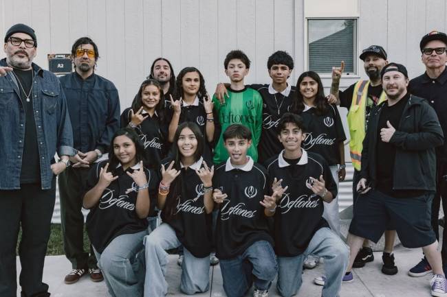 Deftones launched a soccer jersey to benefit a children's team