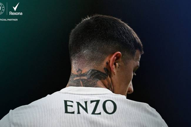 Enzo Fernández se convirtió en embajador de Rexona