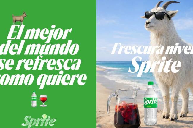 Sprite se hizo eco de los dichos de Leo Messi con una curiosa publicación