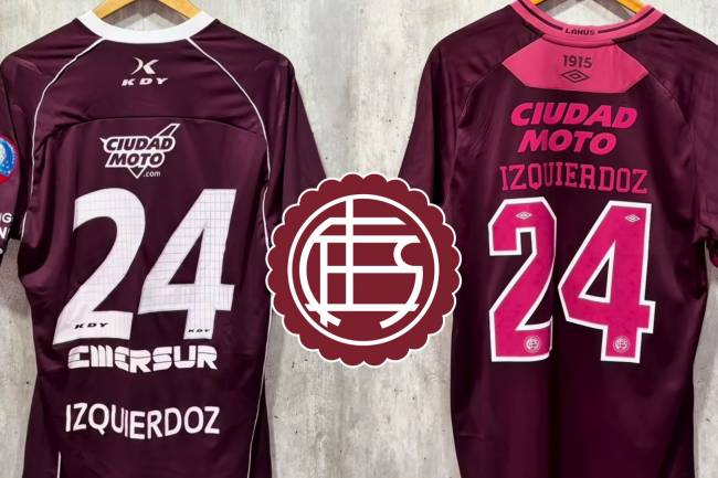 Lanús anunció la vuelta de un histórico sponsor para la CONMEBOL Recopa