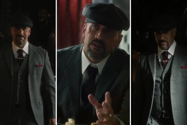 Juan Sebastián Verón stars in "Peaky Blinders" movie promo