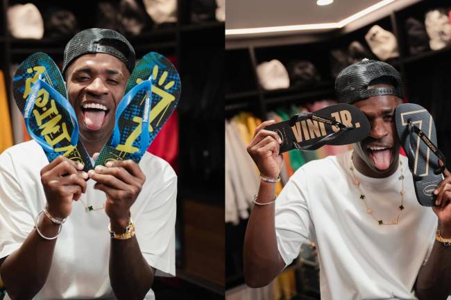 Vinícius Júnior se convirtió en embajador global de Havaianas