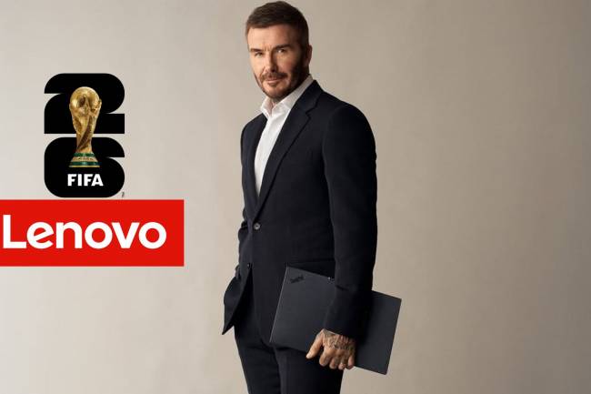 David Beckham se convirtió en embajador global de Lenovo