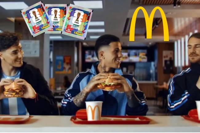 McDonald's Argentina lanzó una promoción especial con figuritas del Mundial
