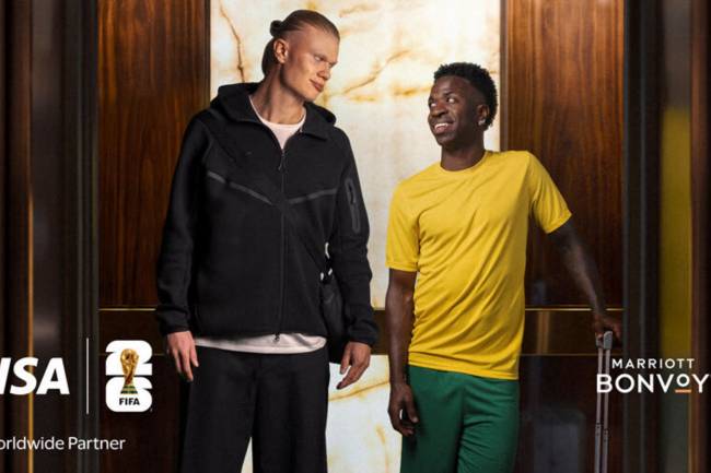 Visa offers an overnight stay at the World Cup final