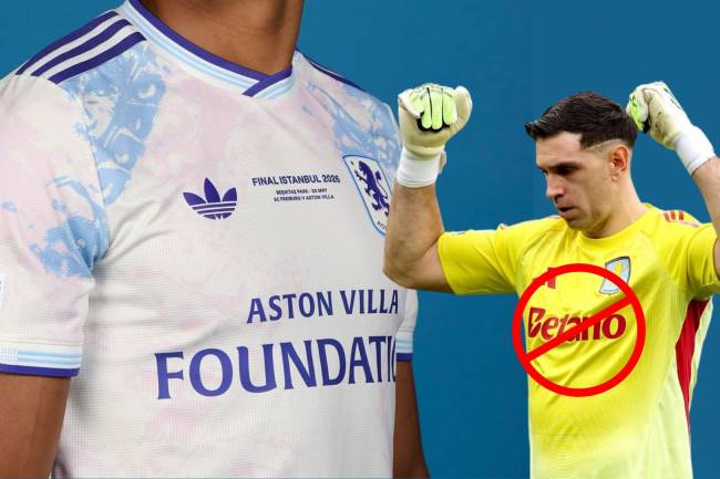 Aston Villa blocked from wearing main sponsor in UEFA Europa League final