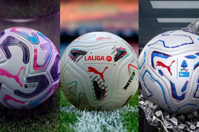 Puma presentó las pelotas de las grandes ligas europeas