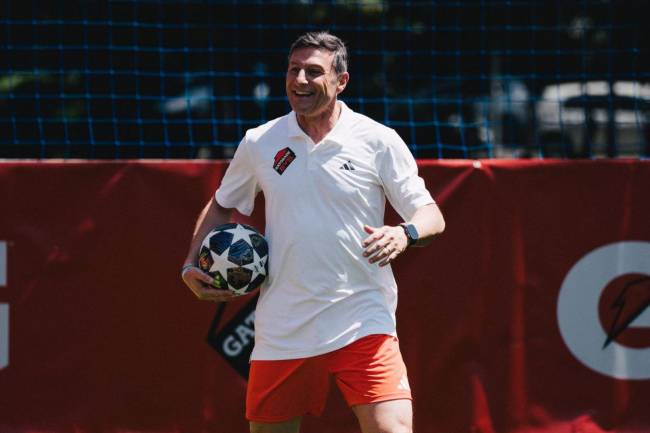 Javier Zanetti features in Gatorade's activation in Budapest