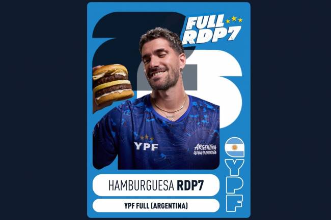 Rodrigo De Paul launches his own signature burger at Full YPF