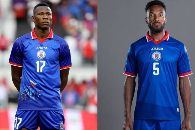 Haití tuvo que modificar su camiseta a pedido de la FIFA