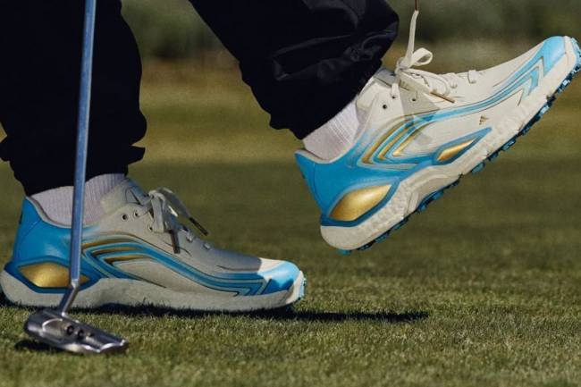 Adidas convirtió los botines de Leo Messi en zapatillas de golf