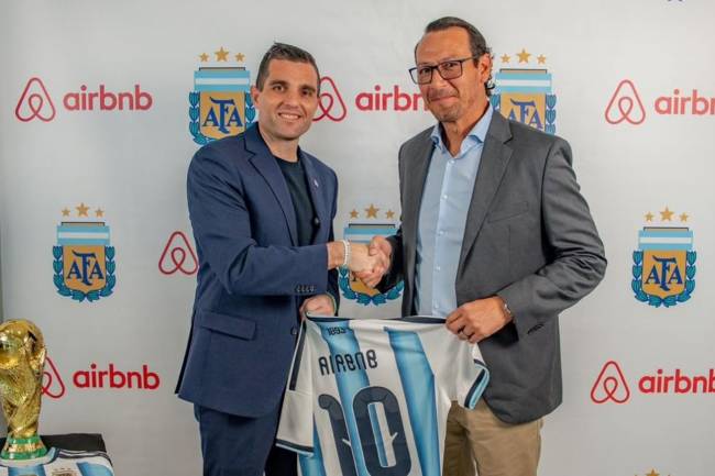 Airbnb se convirtió en sponsor de la selección argentina