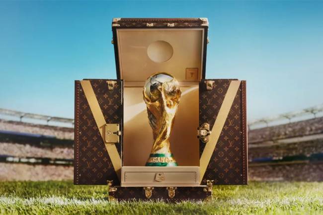 Louis Vuitton presentó el estuche del trofeo de la Copa del Mundo