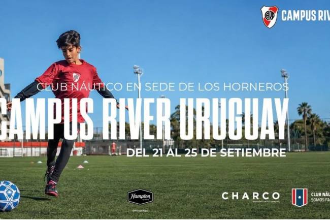 River Plate desembarca en Uruguay con un campus para niños