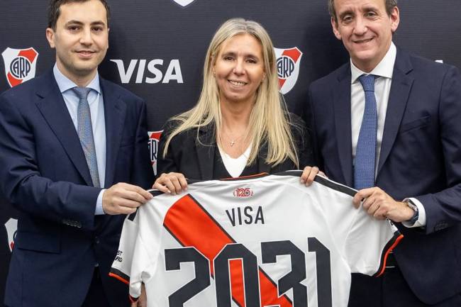 Visa se convirtió en sponsor de River Plate