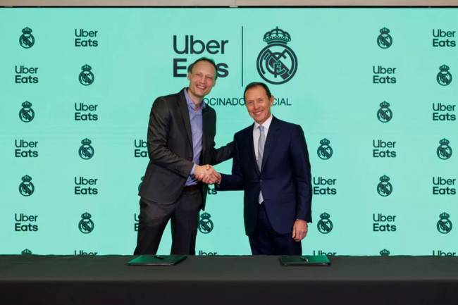 Real Madrid announces partnership with Uber Eats
