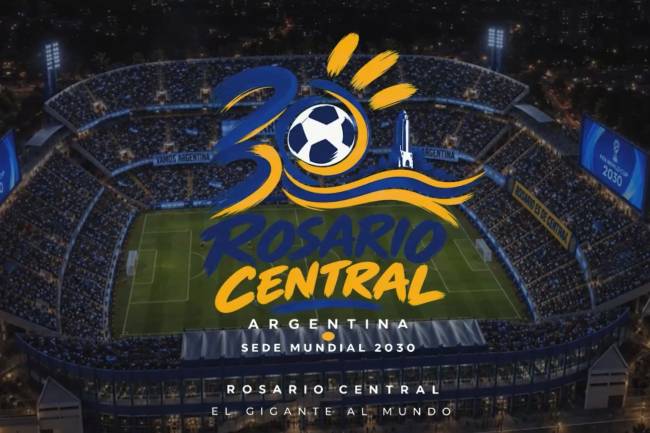 Rosario Central proposes its stadium as a 2030 World Cup host venue