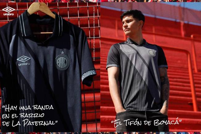  Umbro presentó la nueva camiseta de Argentinos Juniors