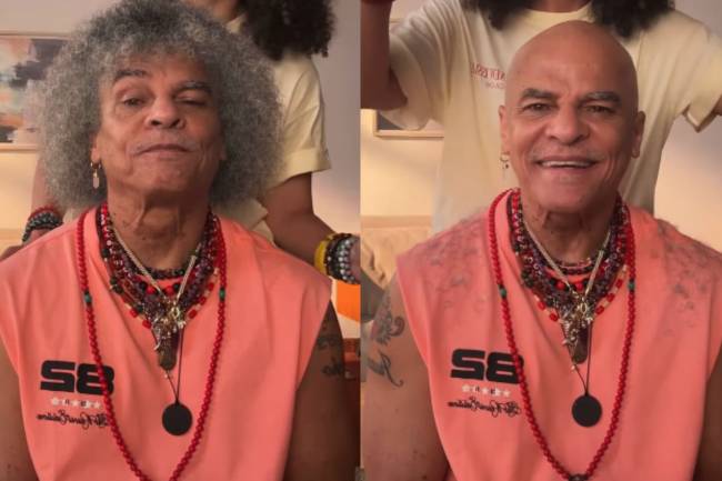El Pibe Valderrama "se peló" para una campaña publicitaria