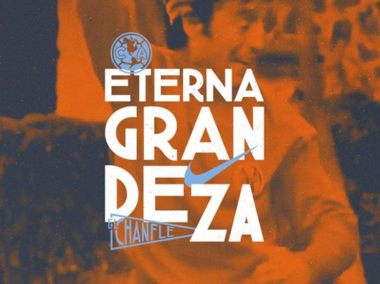 Club América homenajea al Chanfle con una camiseta naranja