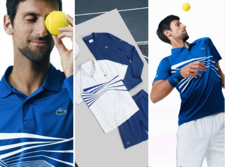 Novak Djokovic unveils new Lacoste outfit for Australian Open