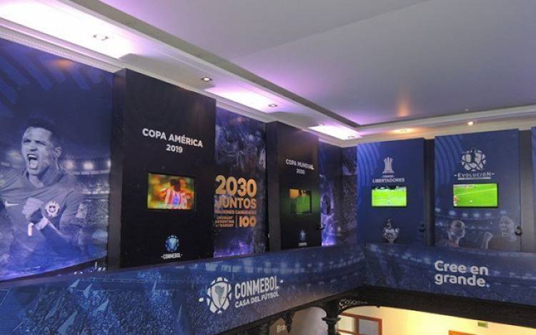 CONMEBOL inaugurated the "Casa CONMEBOL" in Russia