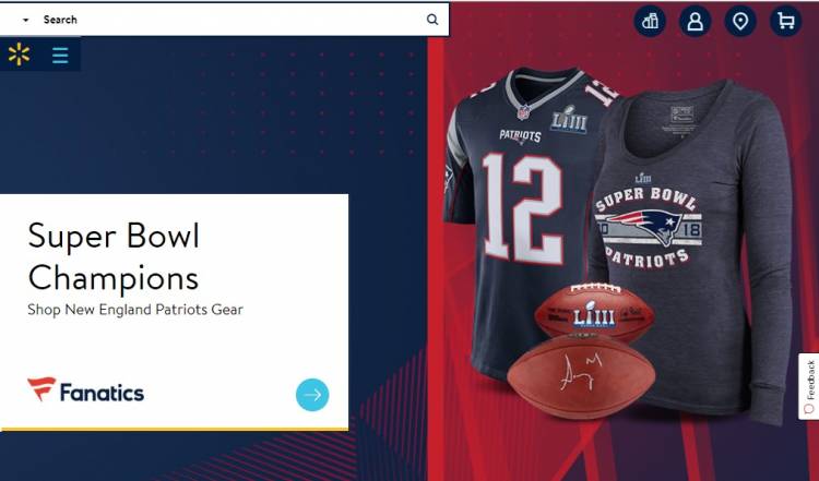 Walmart partners with Fanatics to sell official products in the USA