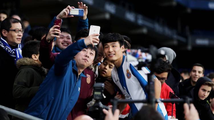 Espanyol causa furor en el público chino 