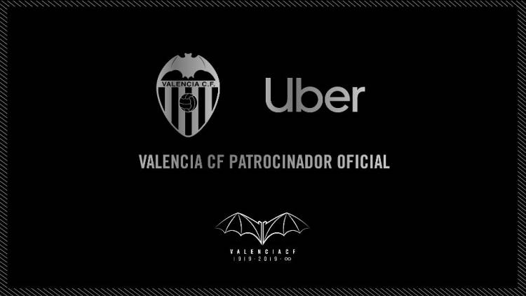 Uber se convierte en patrocinador oficial de Valencia 