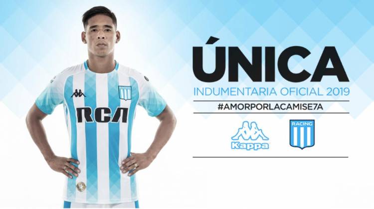 Kappa lanza la nueva camiseta titular y suplente de Racing 